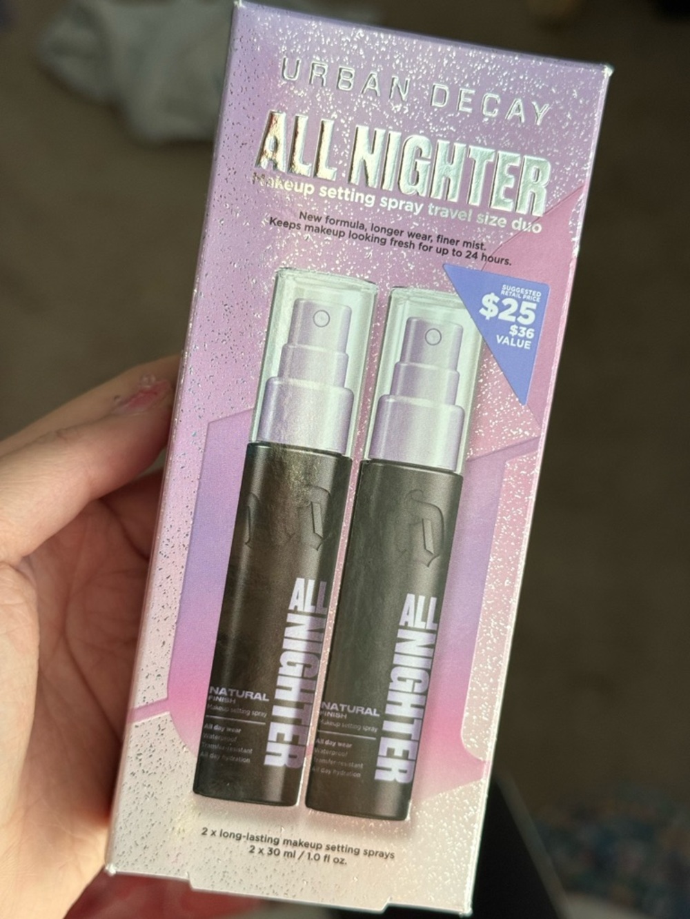 Urban Decay All Nighter Makeup Setting Spray Duo